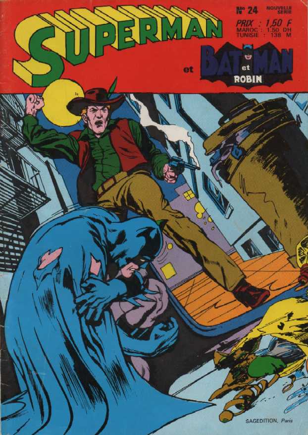 Scan de la Couverture Superman Batman Robin n 24